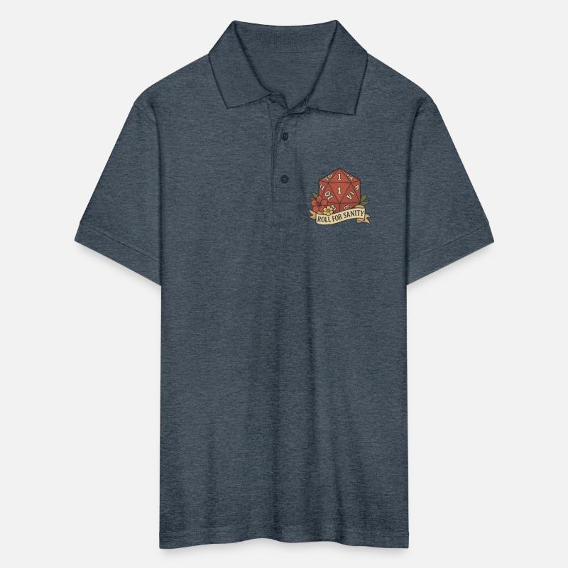 Cute D20 Gaming Die with Floral Banner