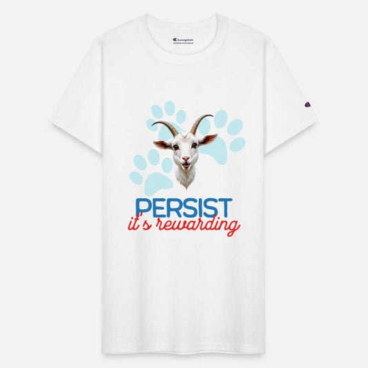 Cute Goat Minimalist Style, Persist, it's reward