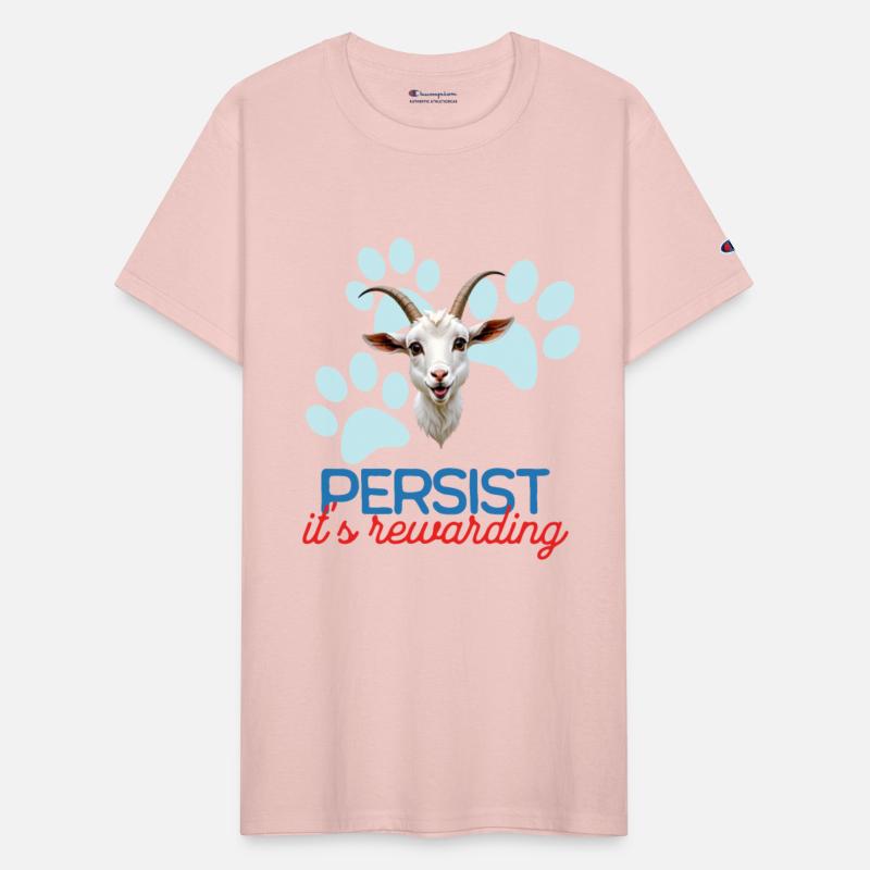 Cute Goat Minimalist Style, Persist, it's reward