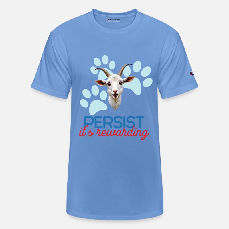 Cute Goat Minimalist Style, Persist, it's reward