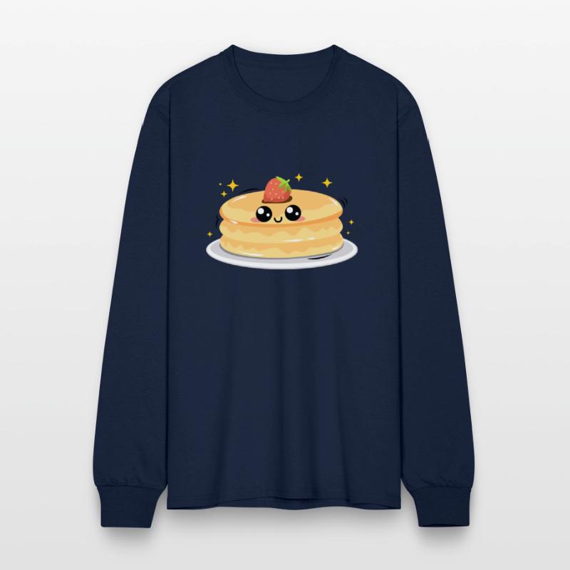 Cute Happy Pancake Drawing