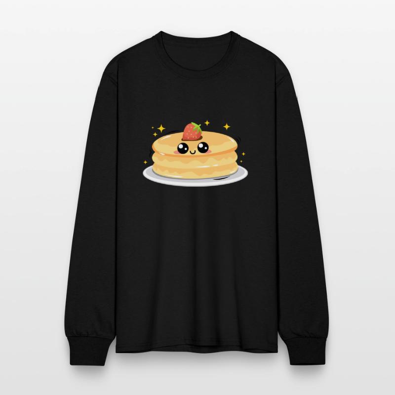 Cute Happy Pancake Drawing