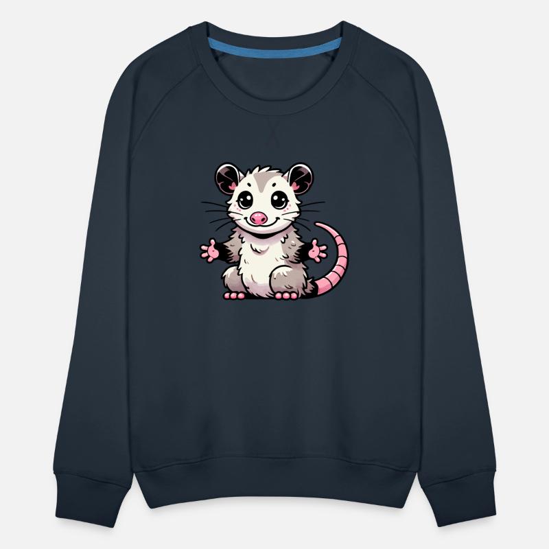 Cute Kawaii Opossum Cartoon Animal Art