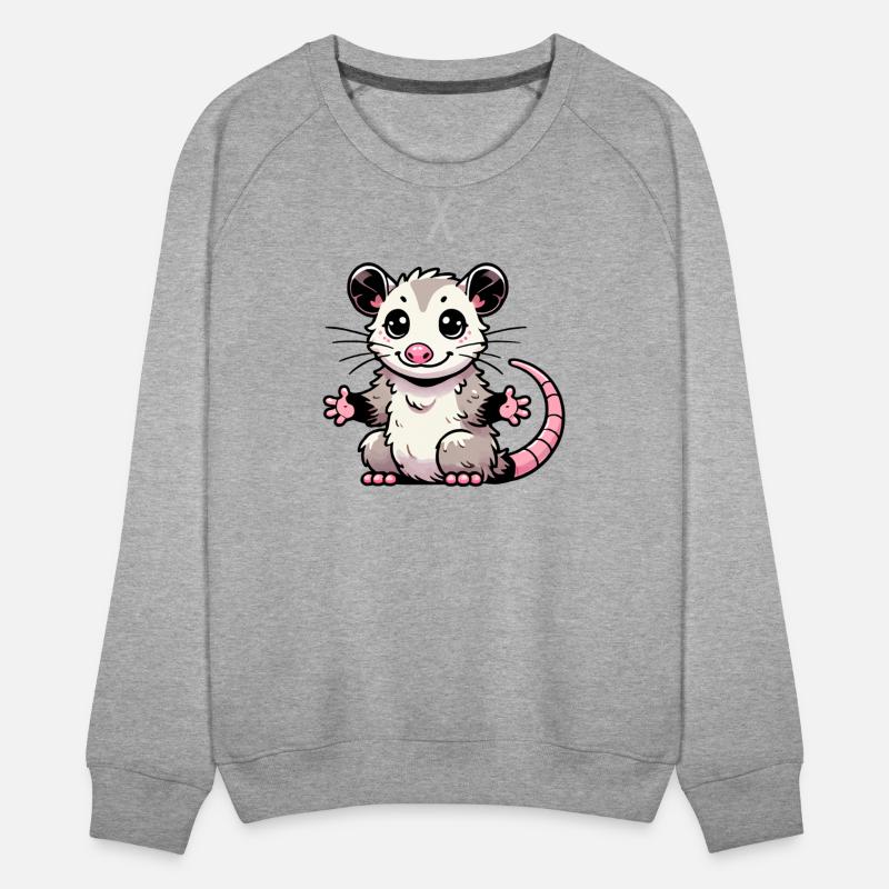 Cute Kawaii Opossum Cartoon Animal Art