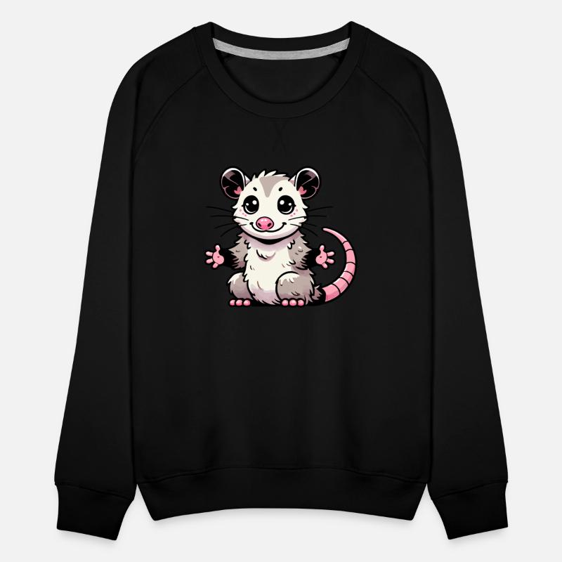 Cute Kawaii Opossum Cartoon Animal Art