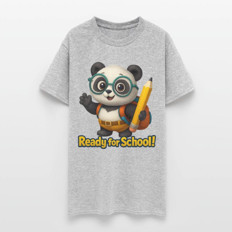Cute Panda T-Shirt, Animal Tee, Back to School