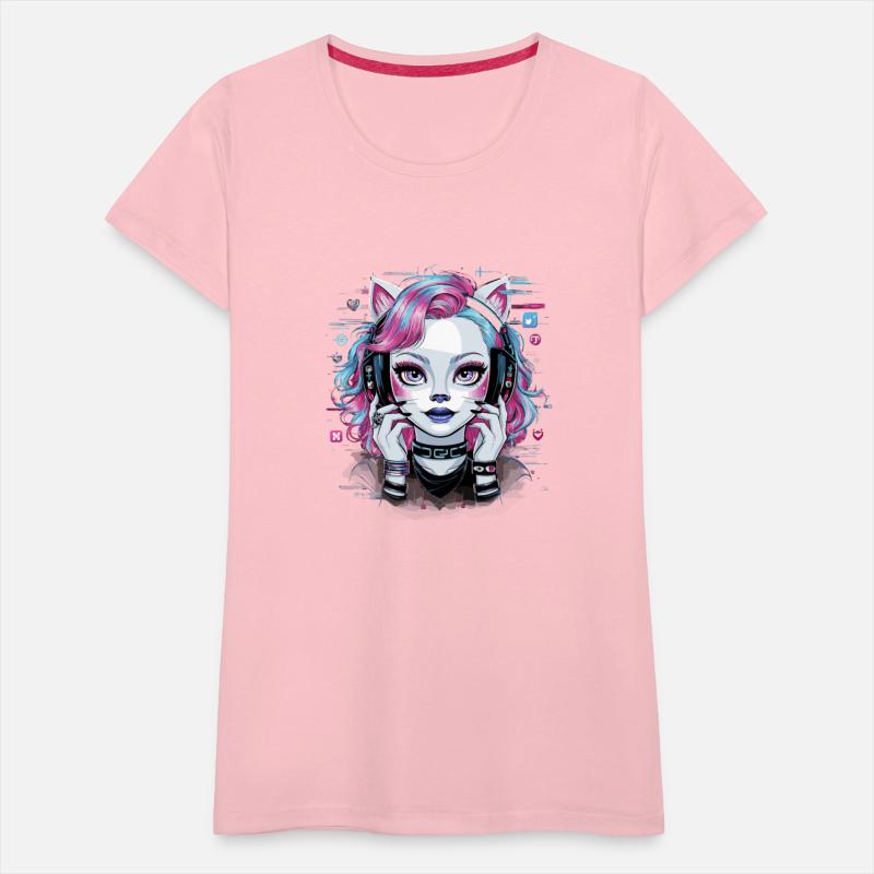 Cute with Headphones for a Cat Owner