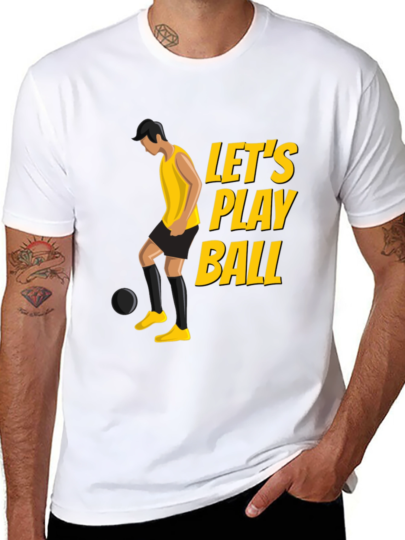 Lets Play Ball Graphic Tee
