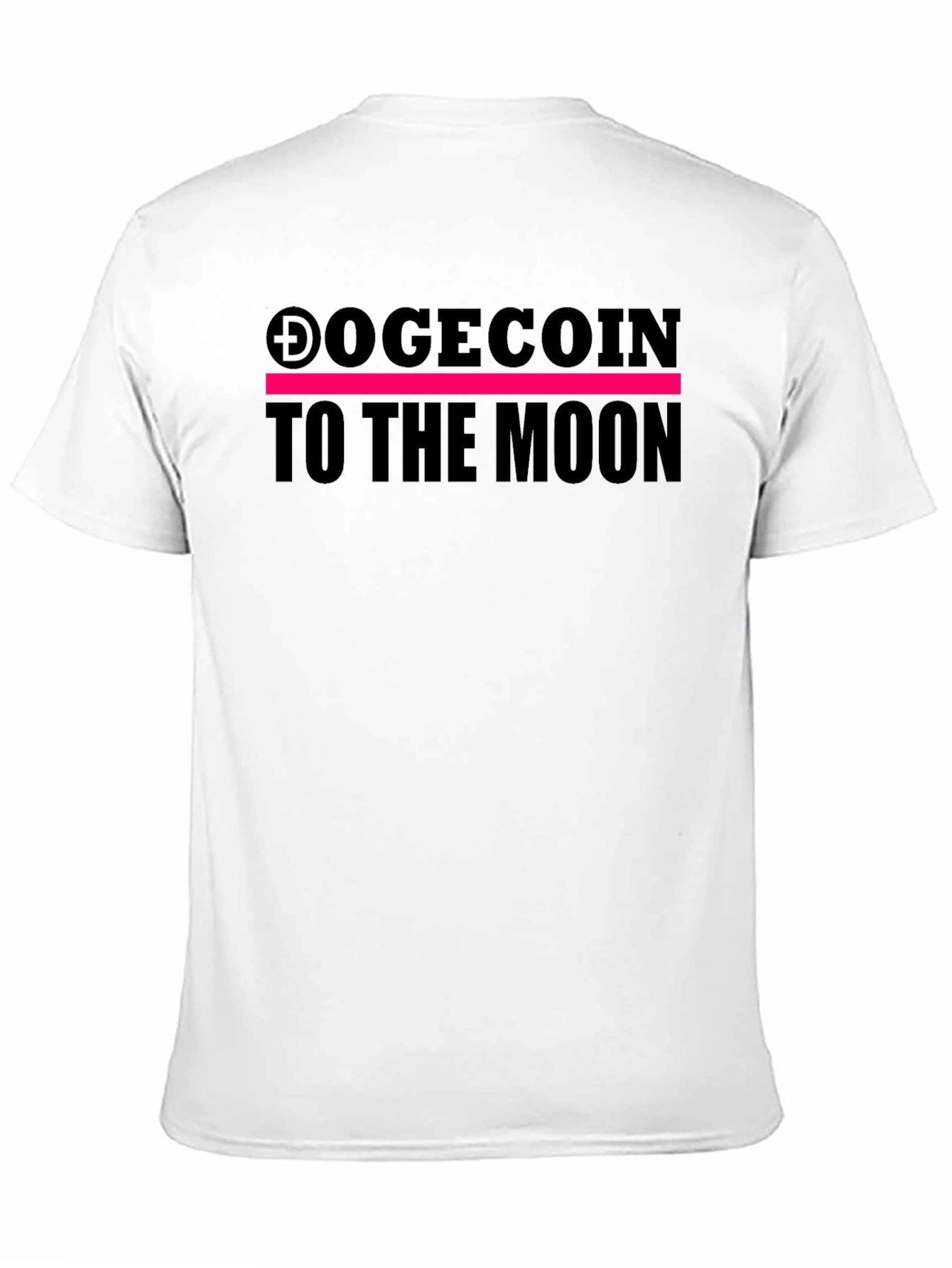 Dogecoin to the Moon Black Tee
