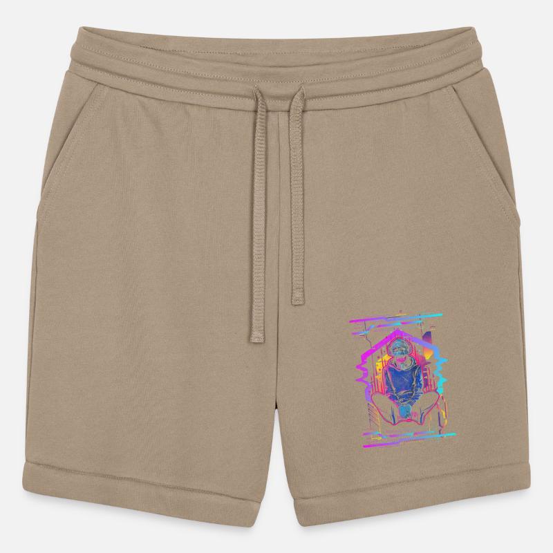 Cyborg Style Neon Gamer