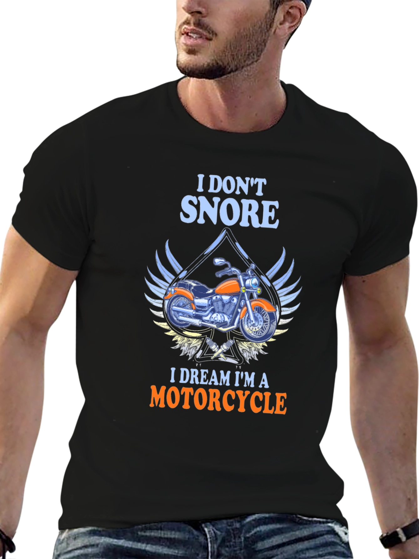 I Dont Snore Motorcycle T-Shirt
