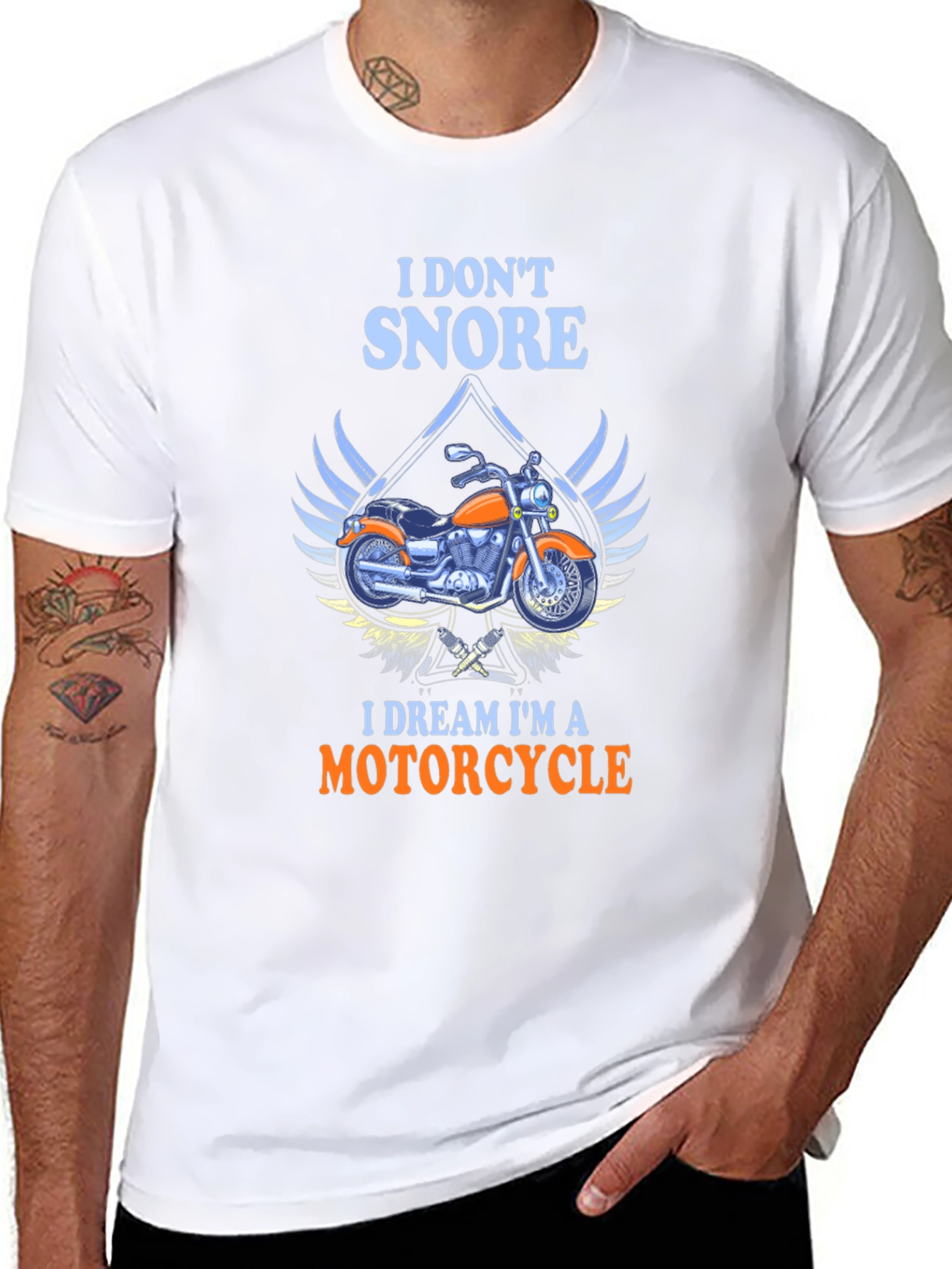 I Dont Snore Motorcycle T-Shirt