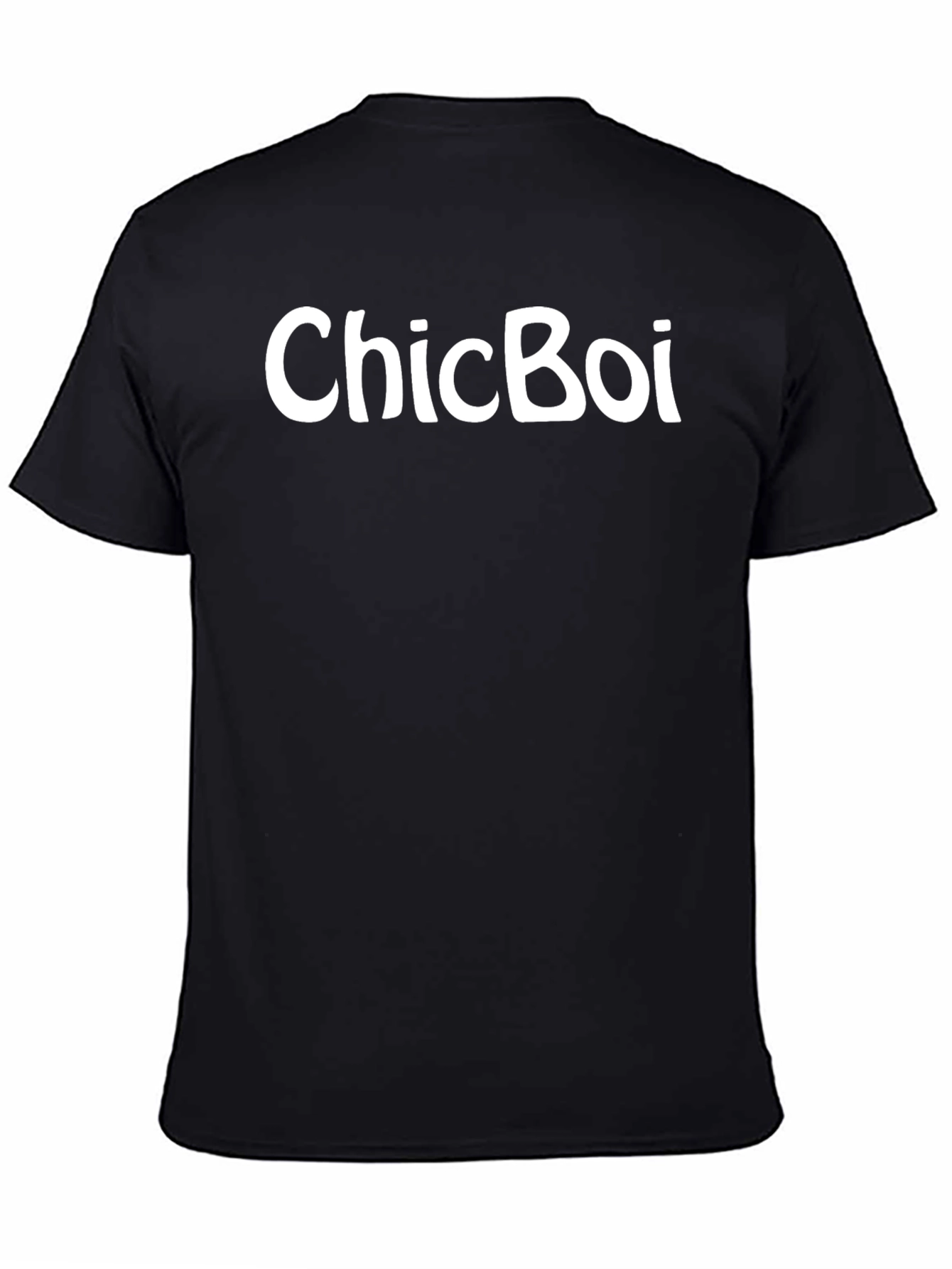 ChicBoi Black T-Shirt - Stylish Casual Wear