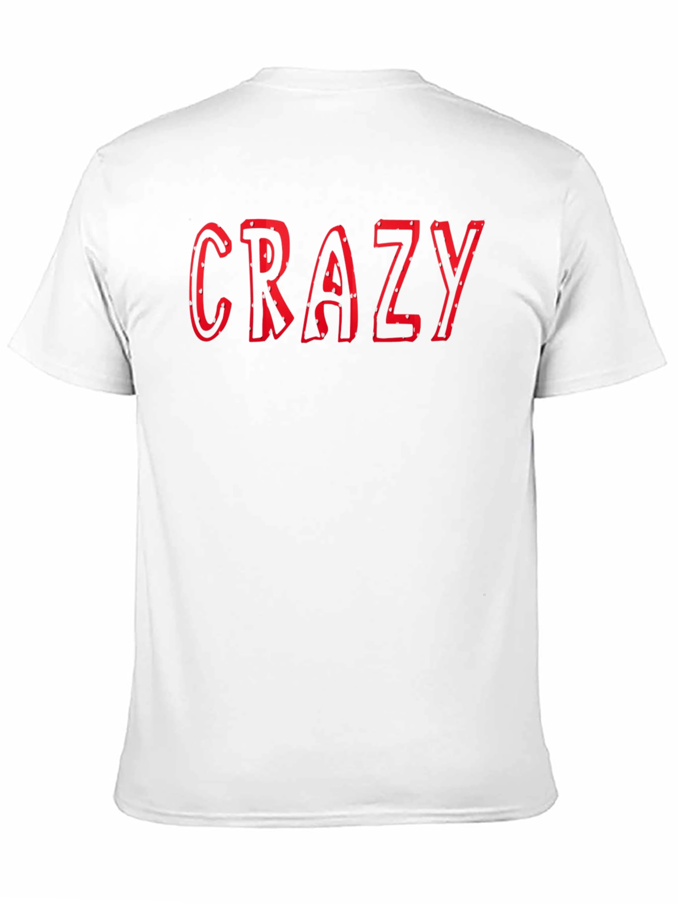 Crazy Graphic Print Black T-Shirt for Men