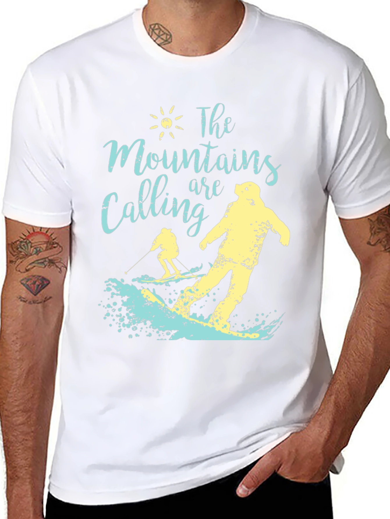 Mountains Are Calling Graphic T-Shirt