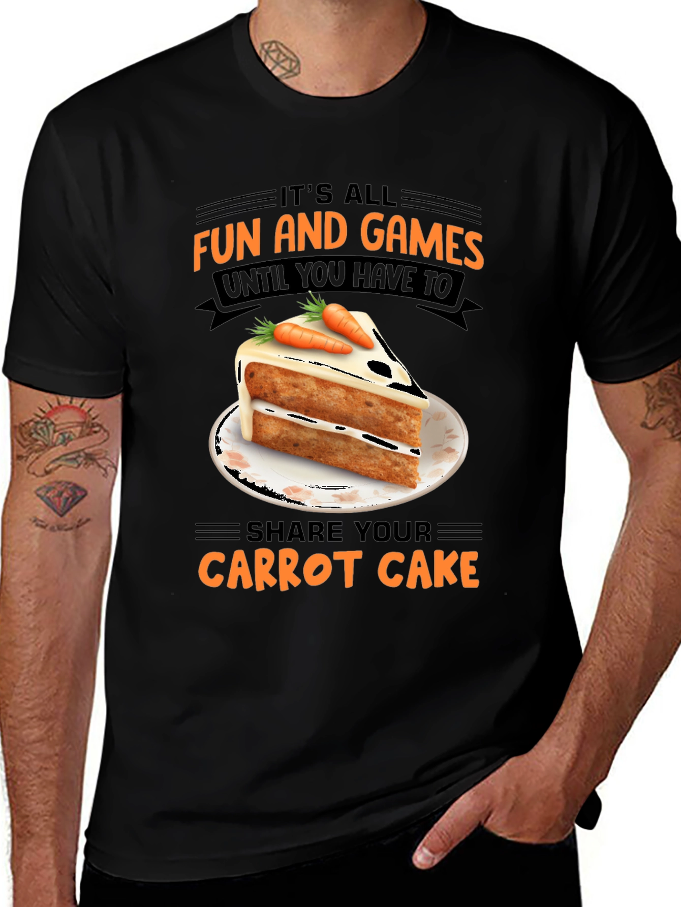 Fun & Games Carrot Cake T-Shirt
