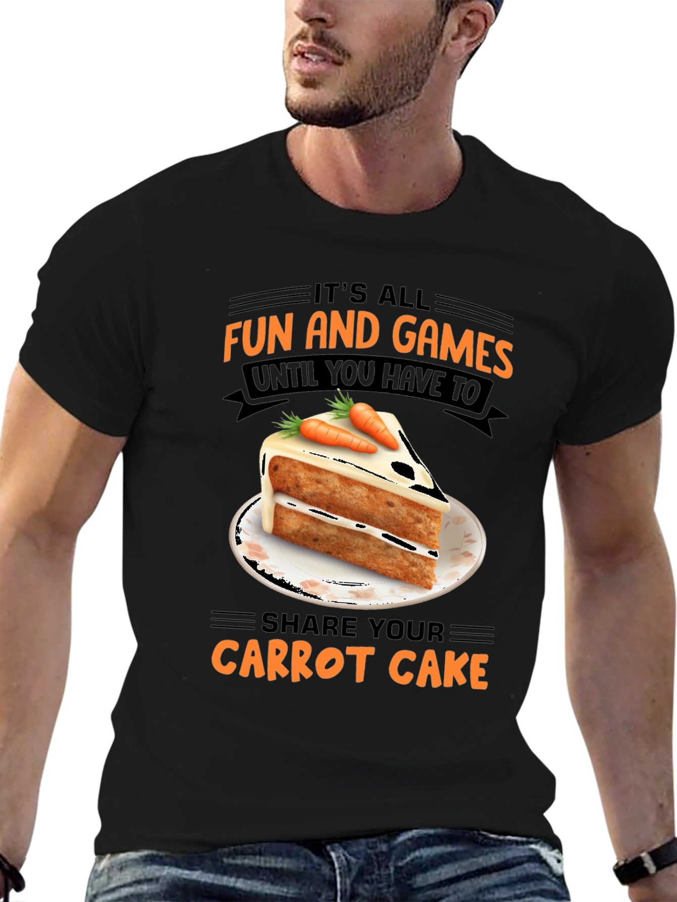 Fun & Games Carrot Cake T-Shirt