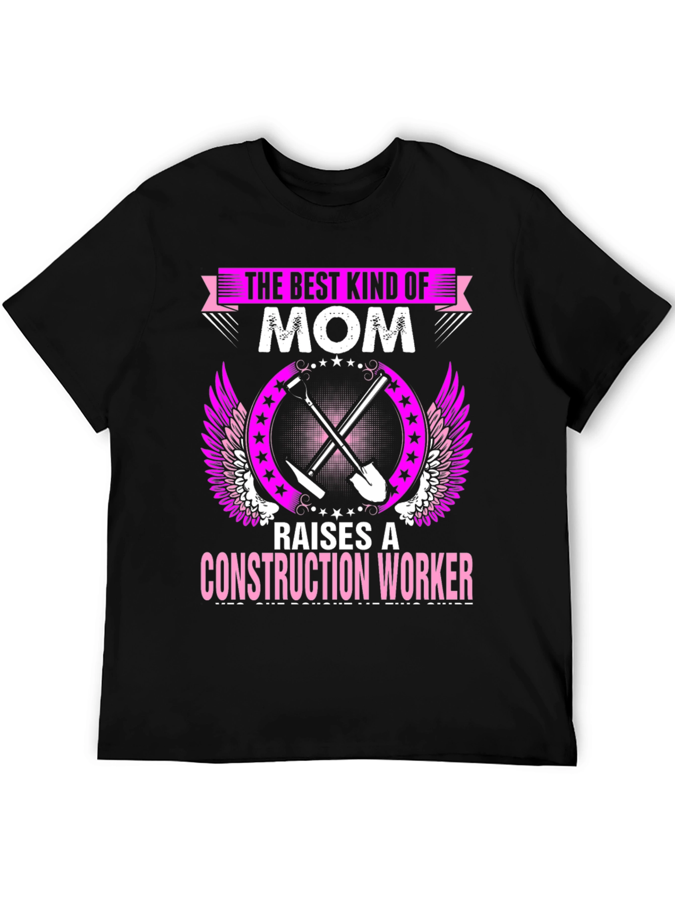 Mom Construction Worker Graphic Tee