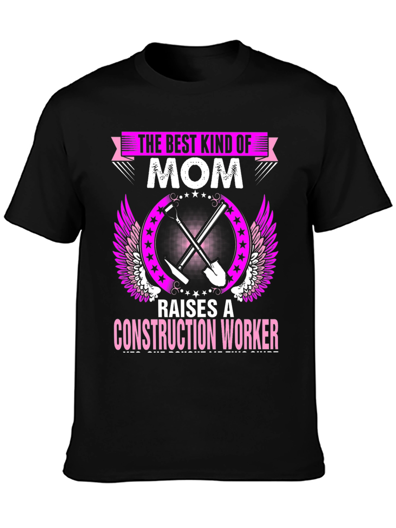 Mom Construction Worker Graphic Tee