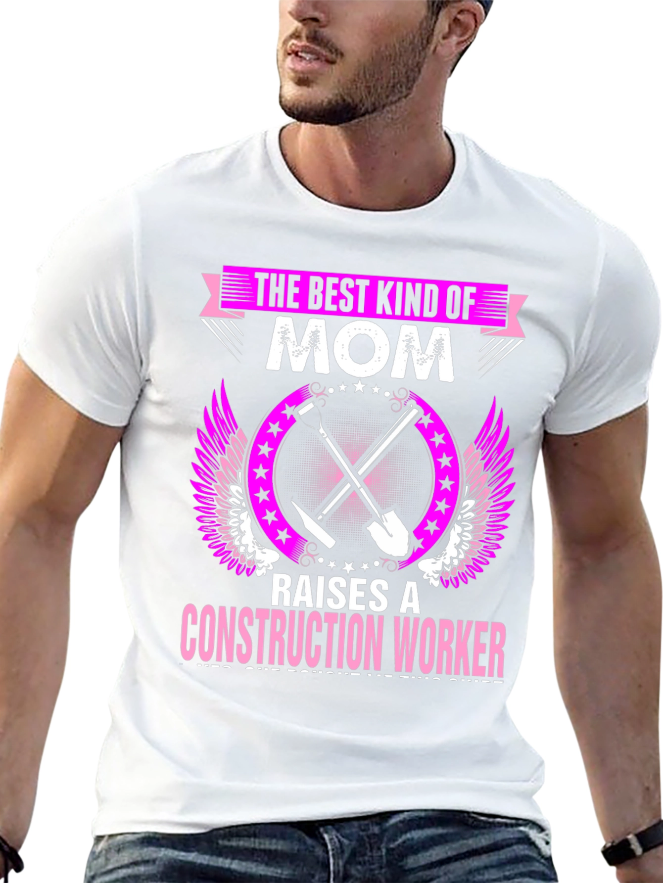 Mom Construction Worker Graphic Tee