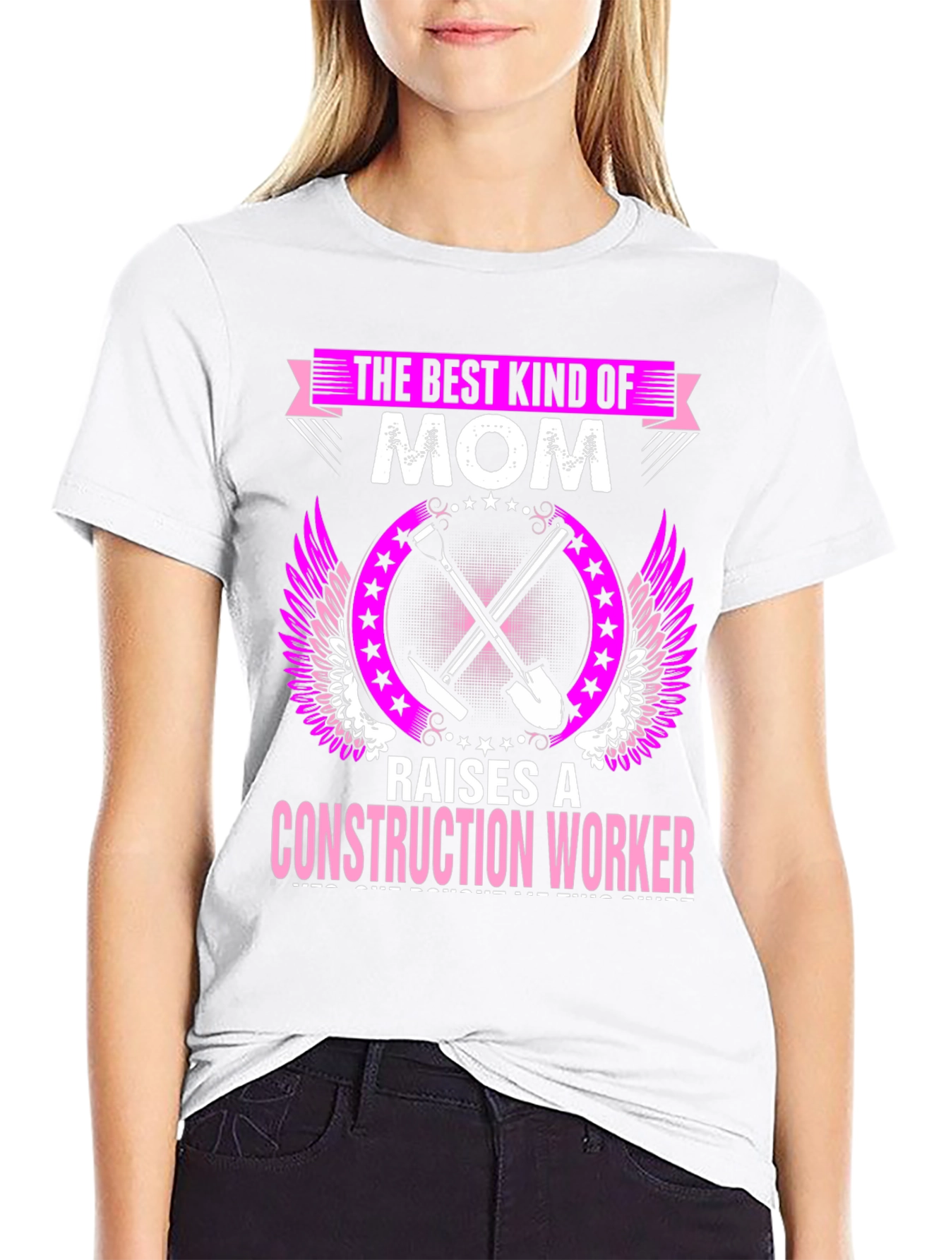 Mom Construction Worker Graphic Tee