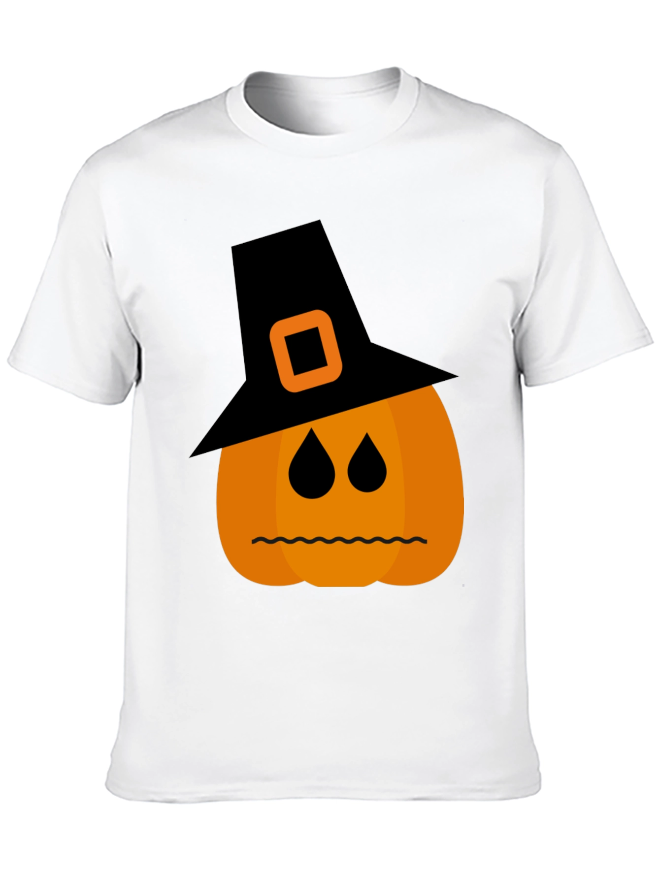 Halloween Pumpkin Witch Hat T-Shirt