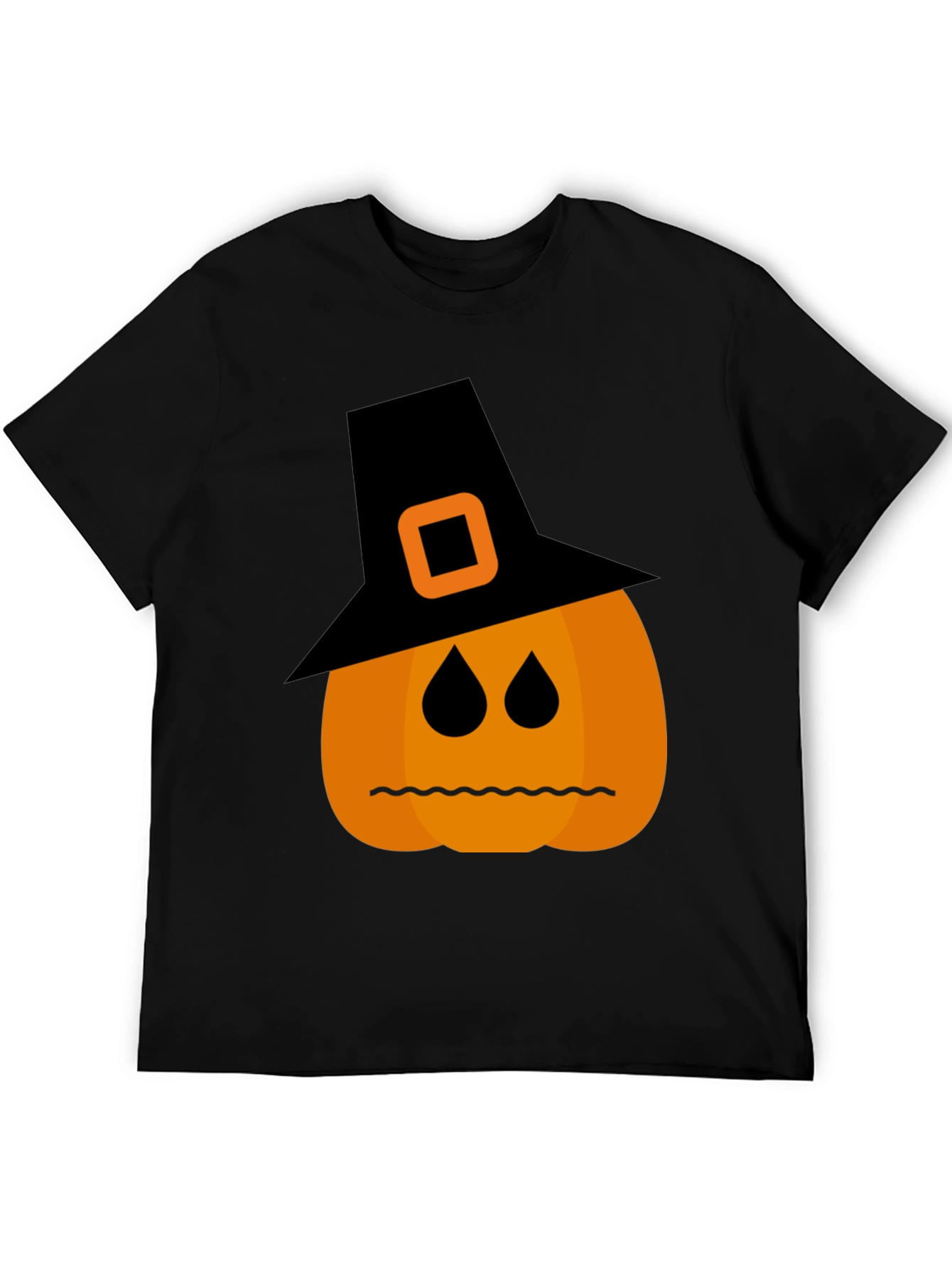 Halloween Pumpkin Witch Hat T-Shirt