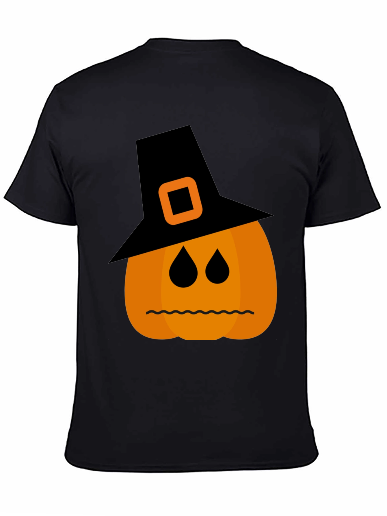 Halloween Pumpkin Witch Hat T-Shirt