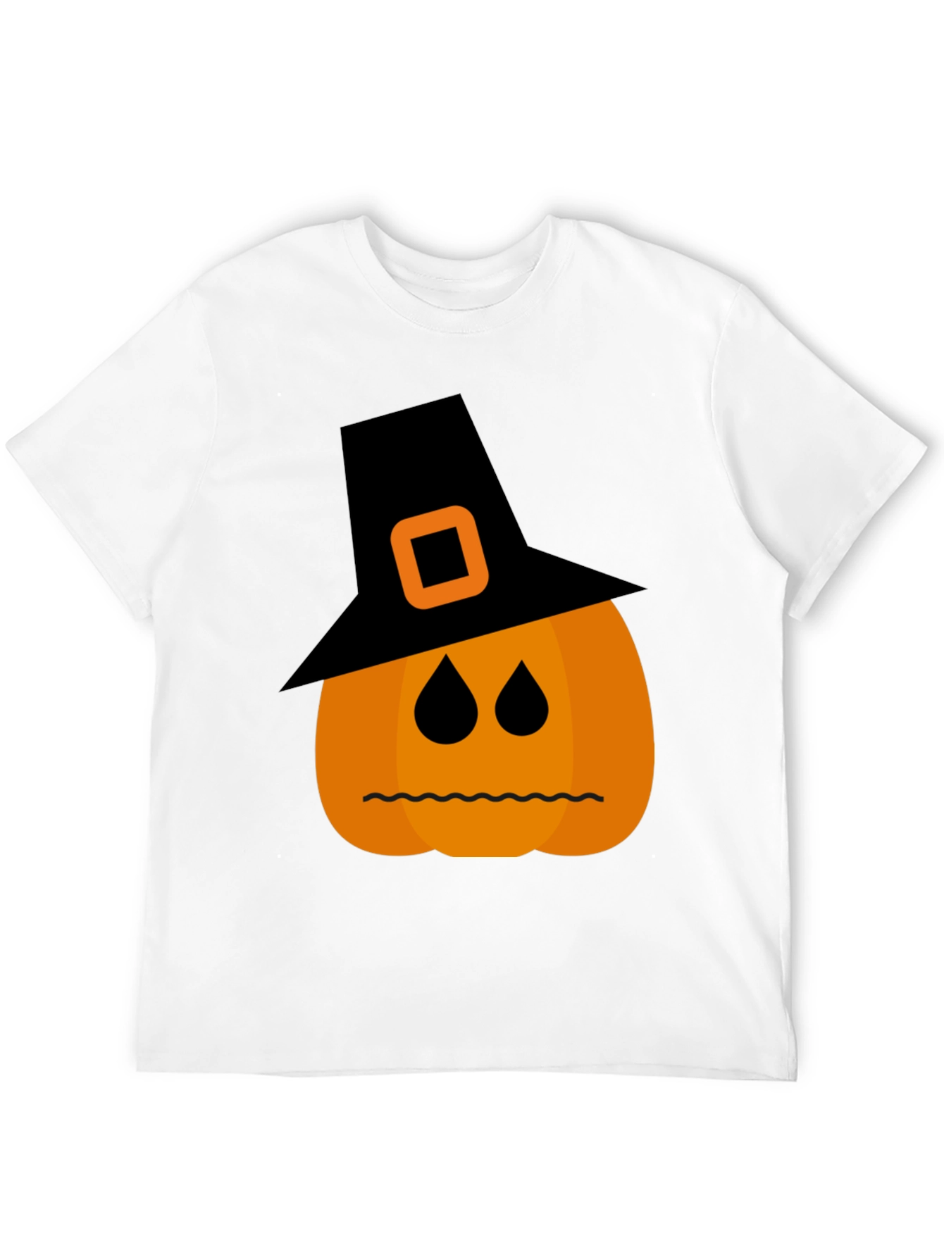 Halloween Pumpkin Witch Hat T-Shirt