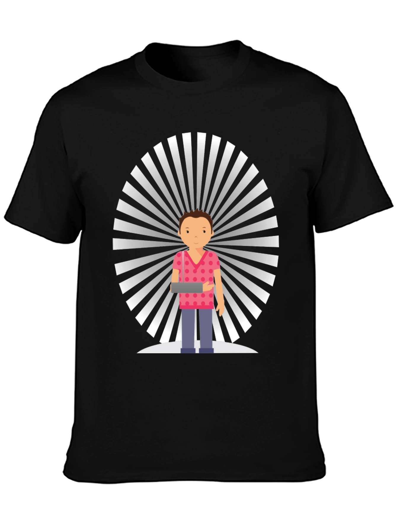 Cartoon Character Graphic T-Shirt