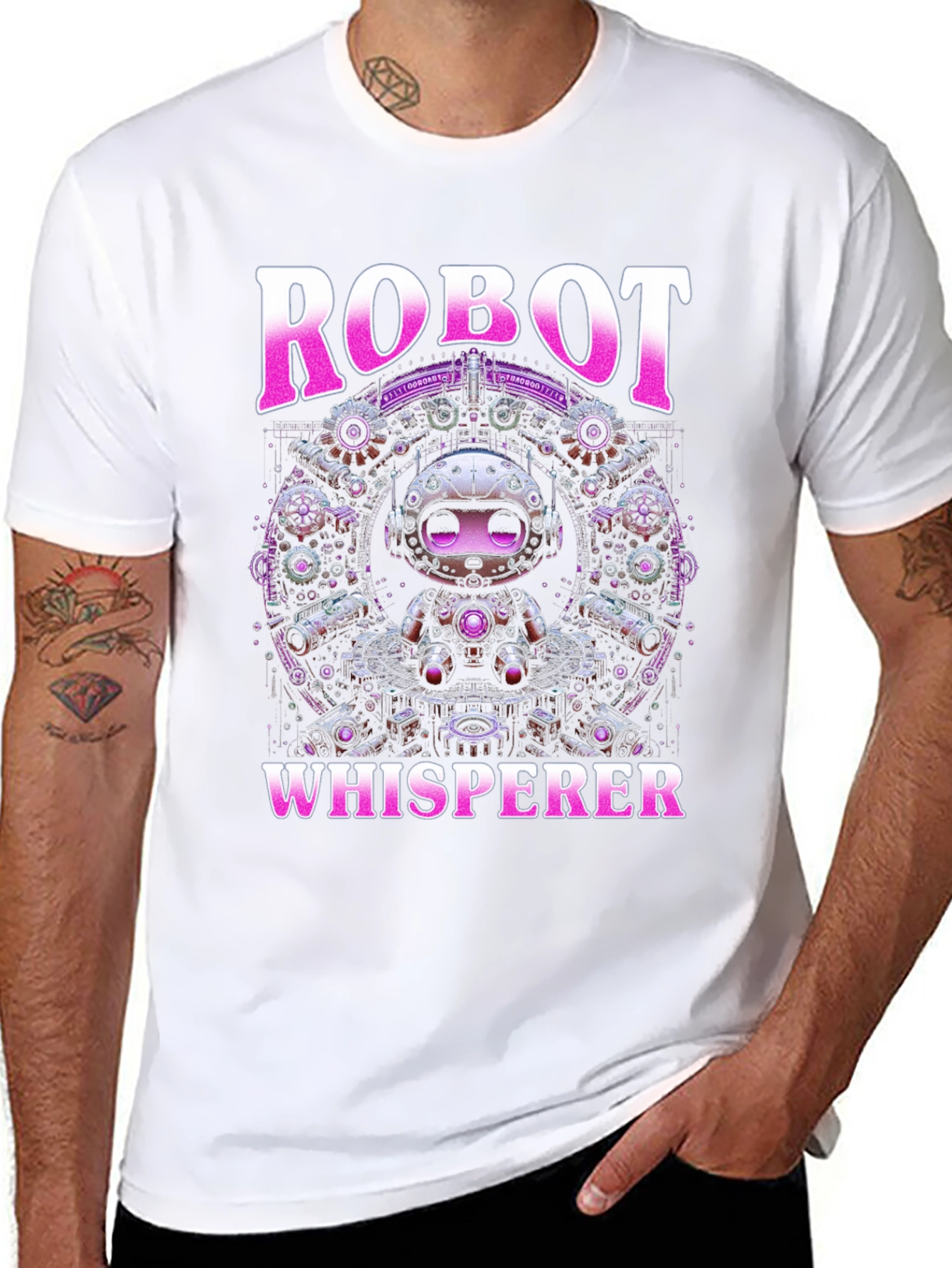Robot Whisperer Graphic Tee