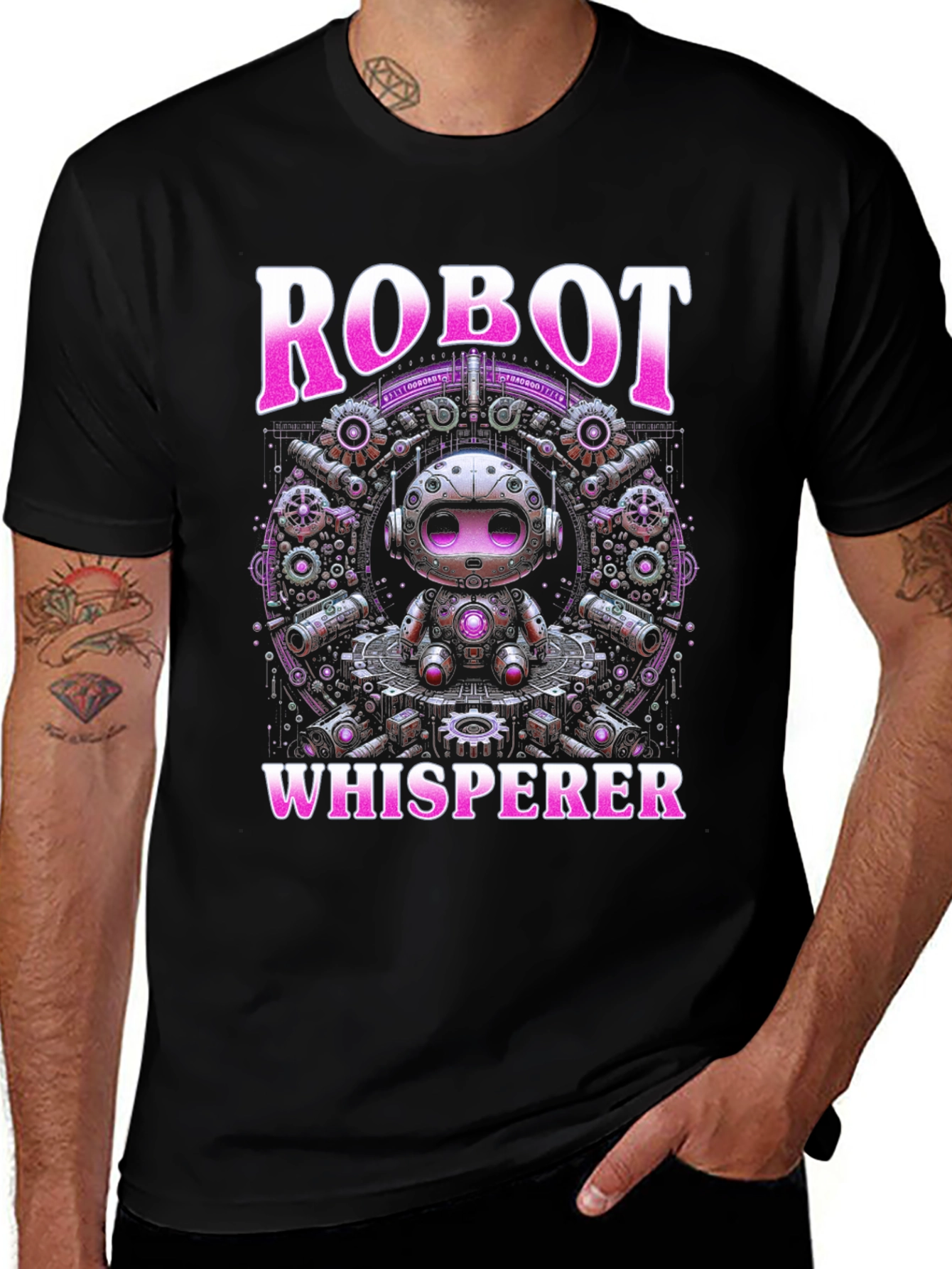 Robot Whisperer Graphic Tee