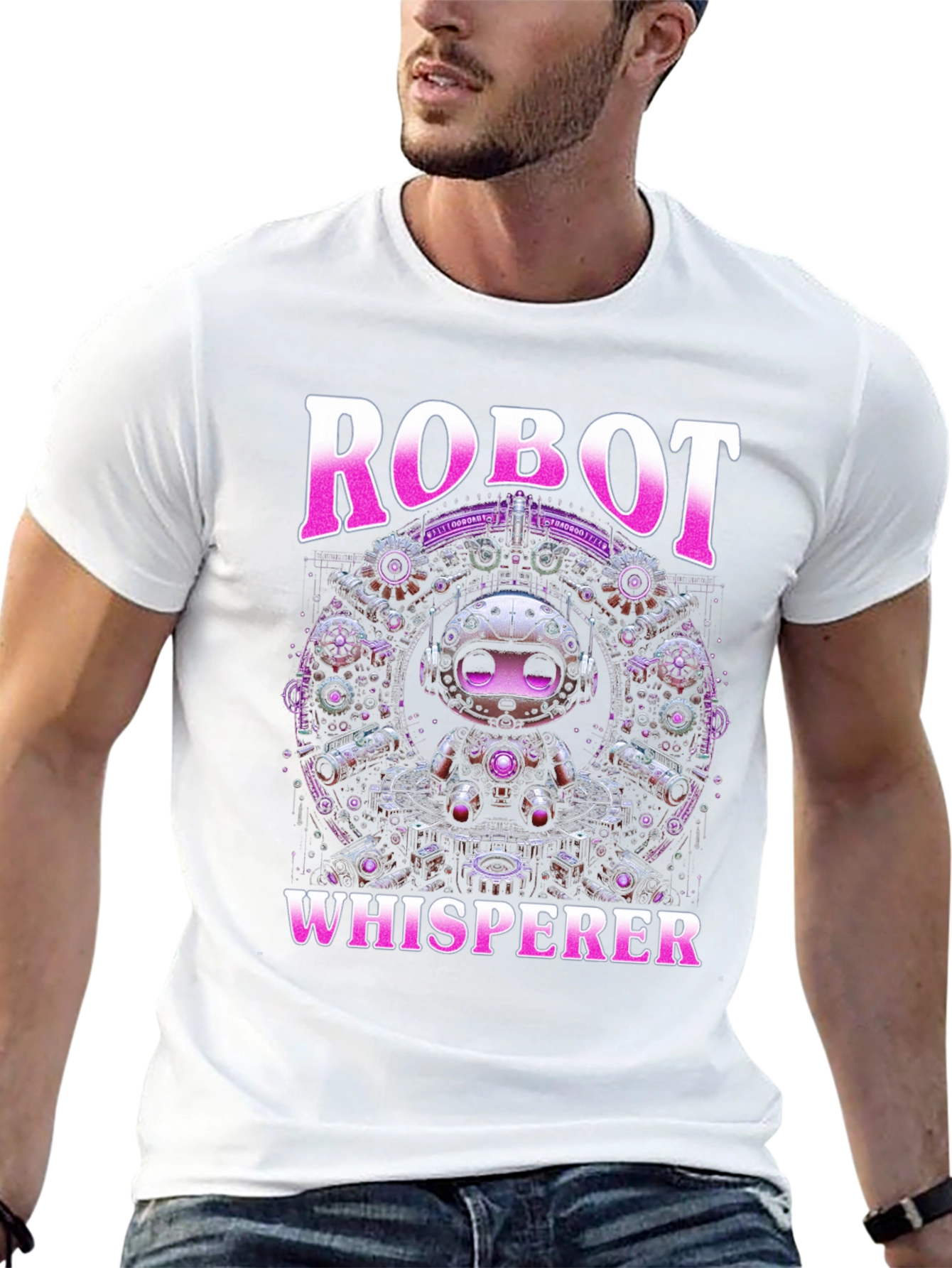 Robot Whisperer Graphic Tee