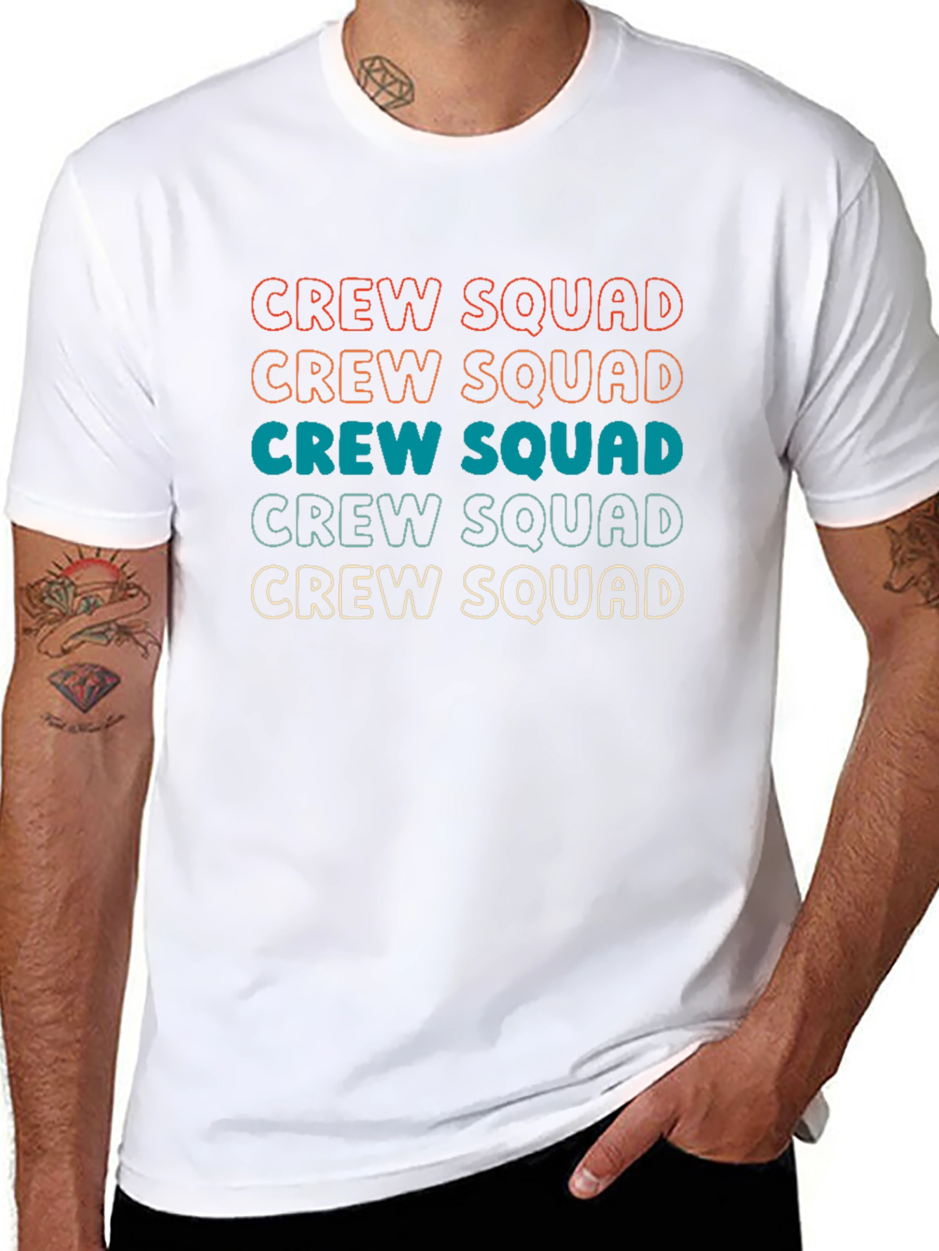 Crew Squad Retro T-Shirt