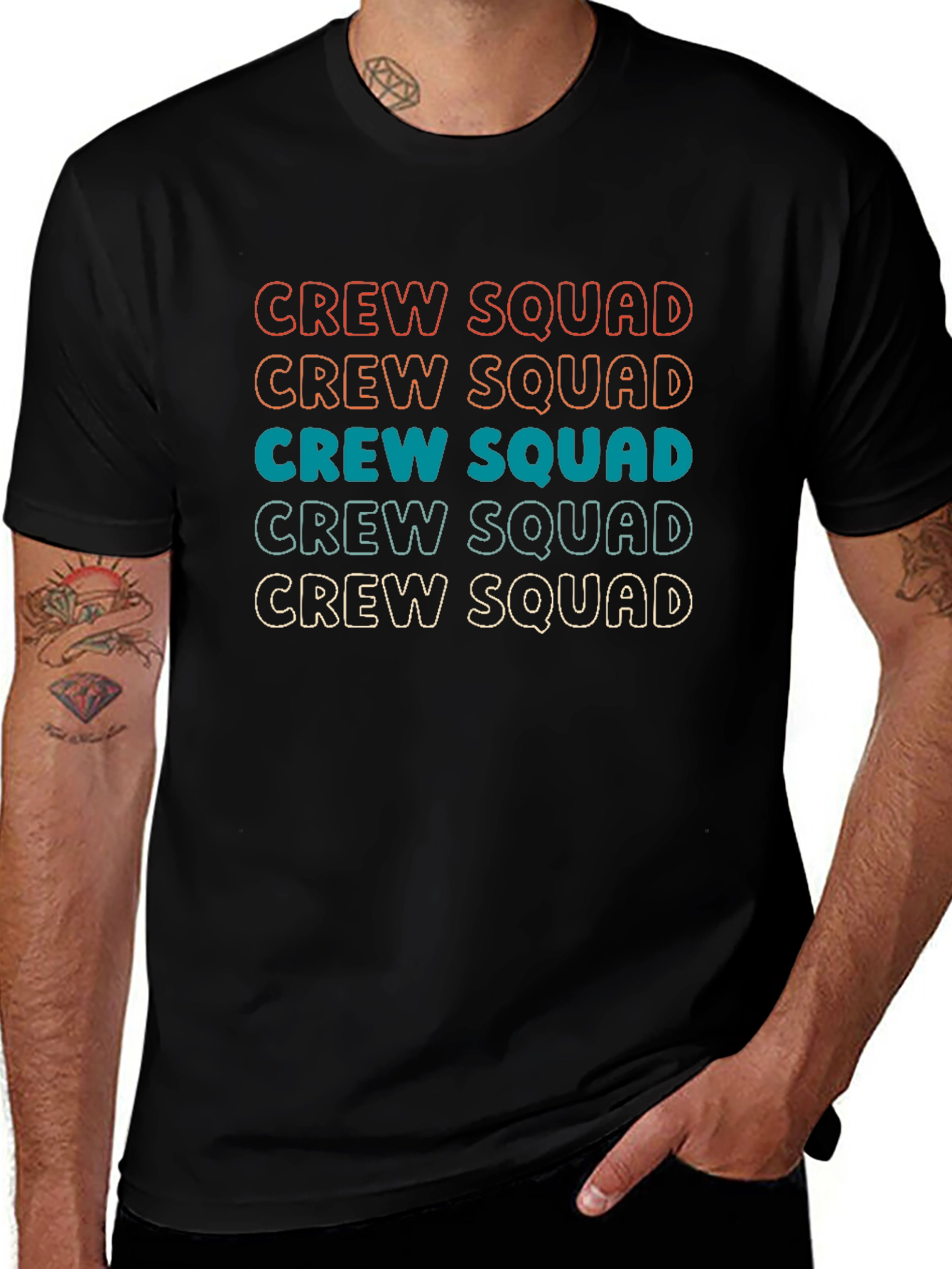 Crew Squad Retro T-Shirt