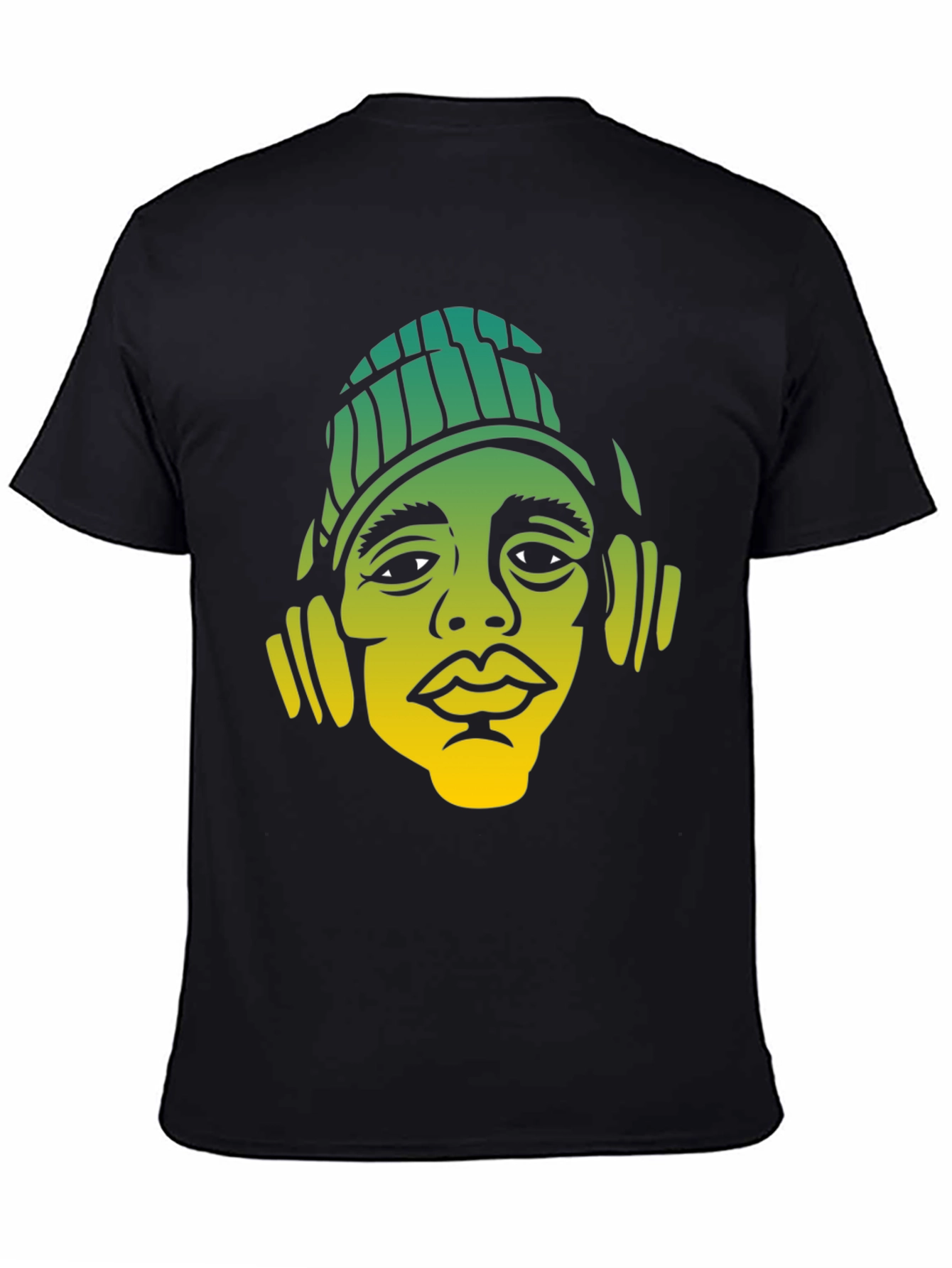 Urban Style Graphic Tee - Man with Beanie