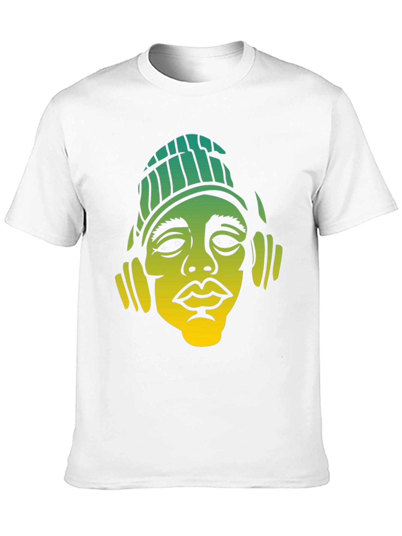 Urban Style Graphic Tee - Man with Beanie