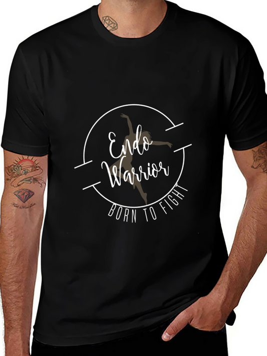Endo Warrior T-Shirt: Born to Fight - Endometriosis Awareness