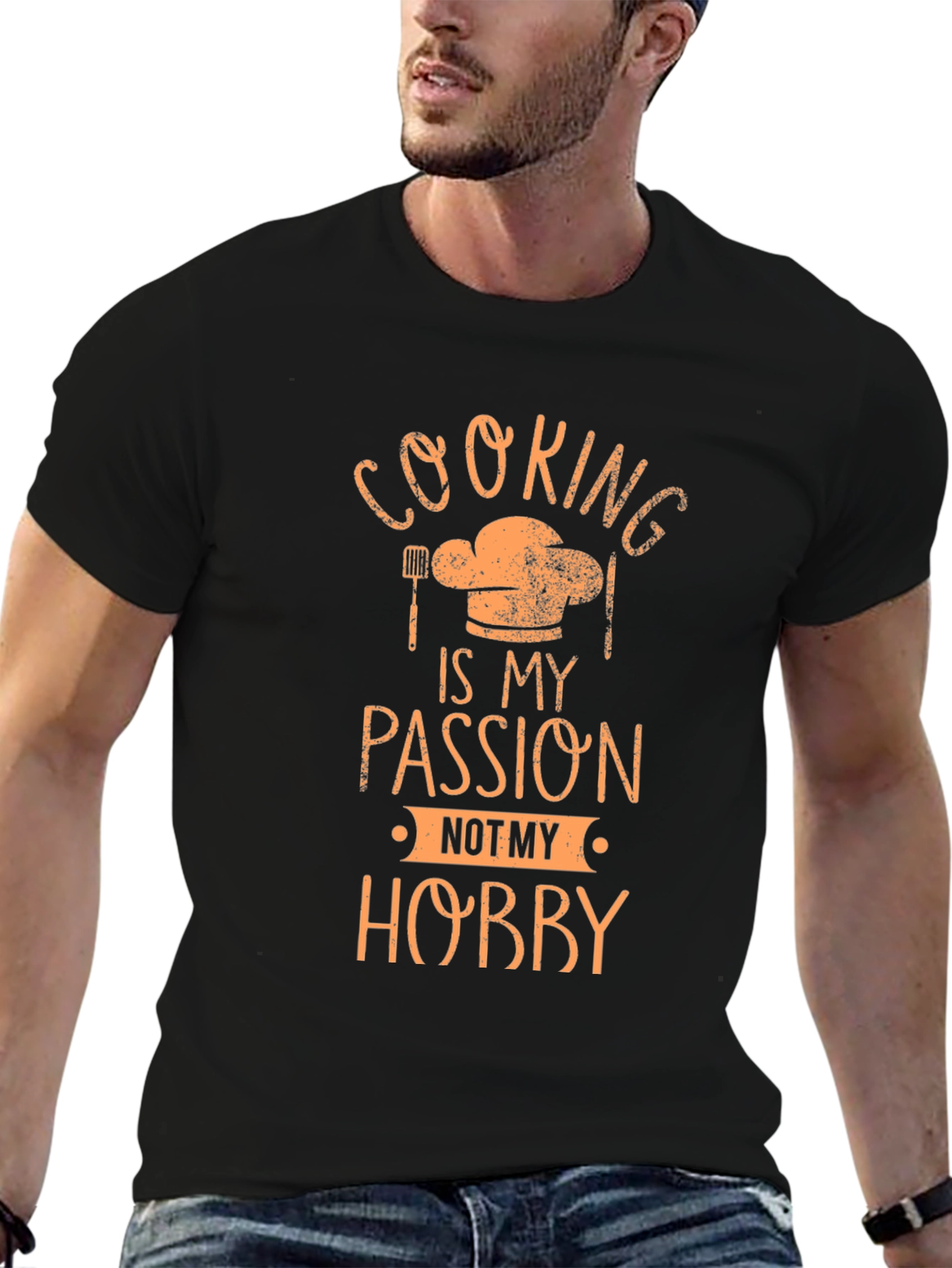 Cooking Passion T-Shirt - Chefs Hat Design