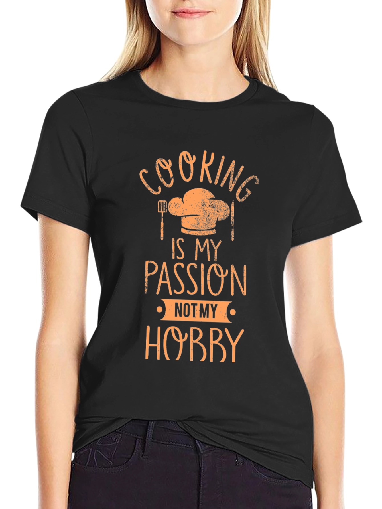 Cooking Passion T-Shirt - Chefs Hat Design