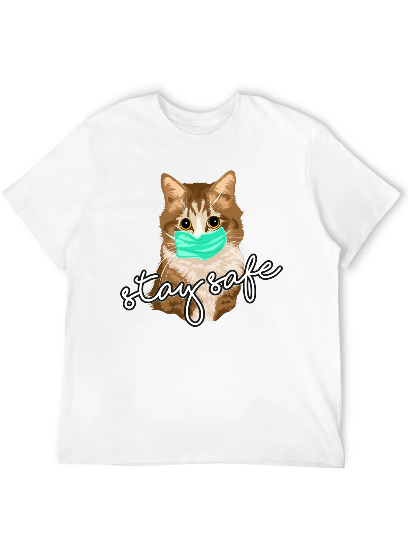 Stay Safe Cat T-Shirt