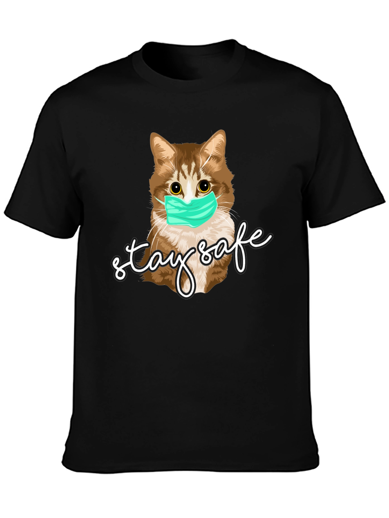 Stay Safe Cat T-Shirt