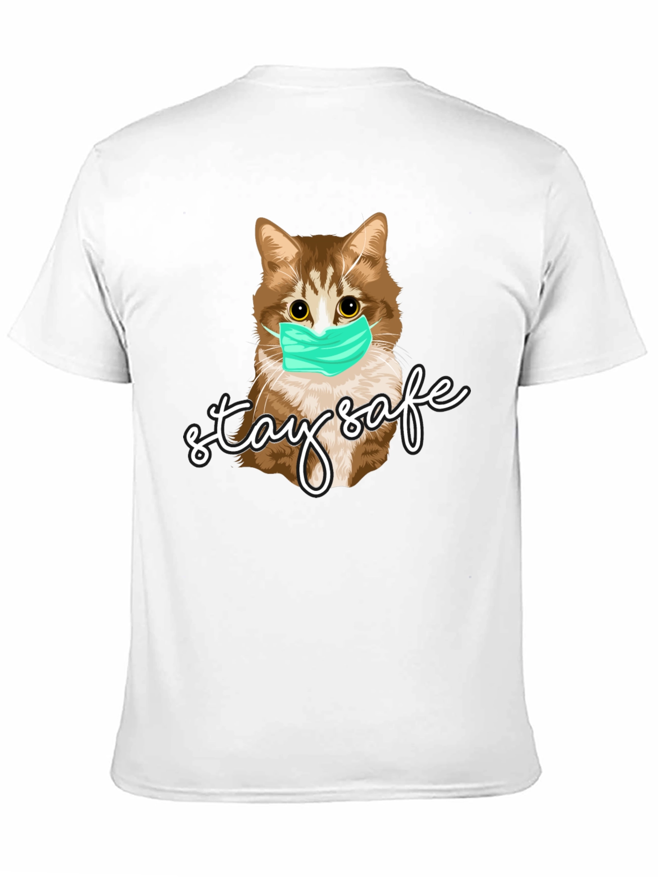 Stay Safe Cat T-Shirt