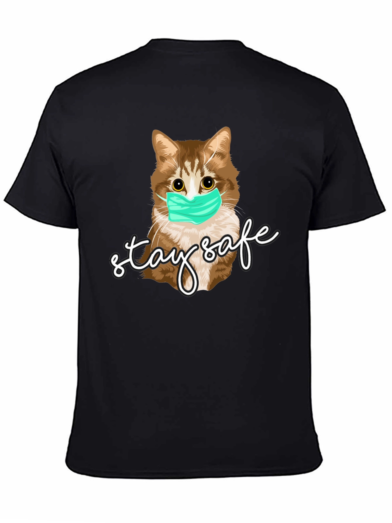 Stay Safe Cat T-Shirt