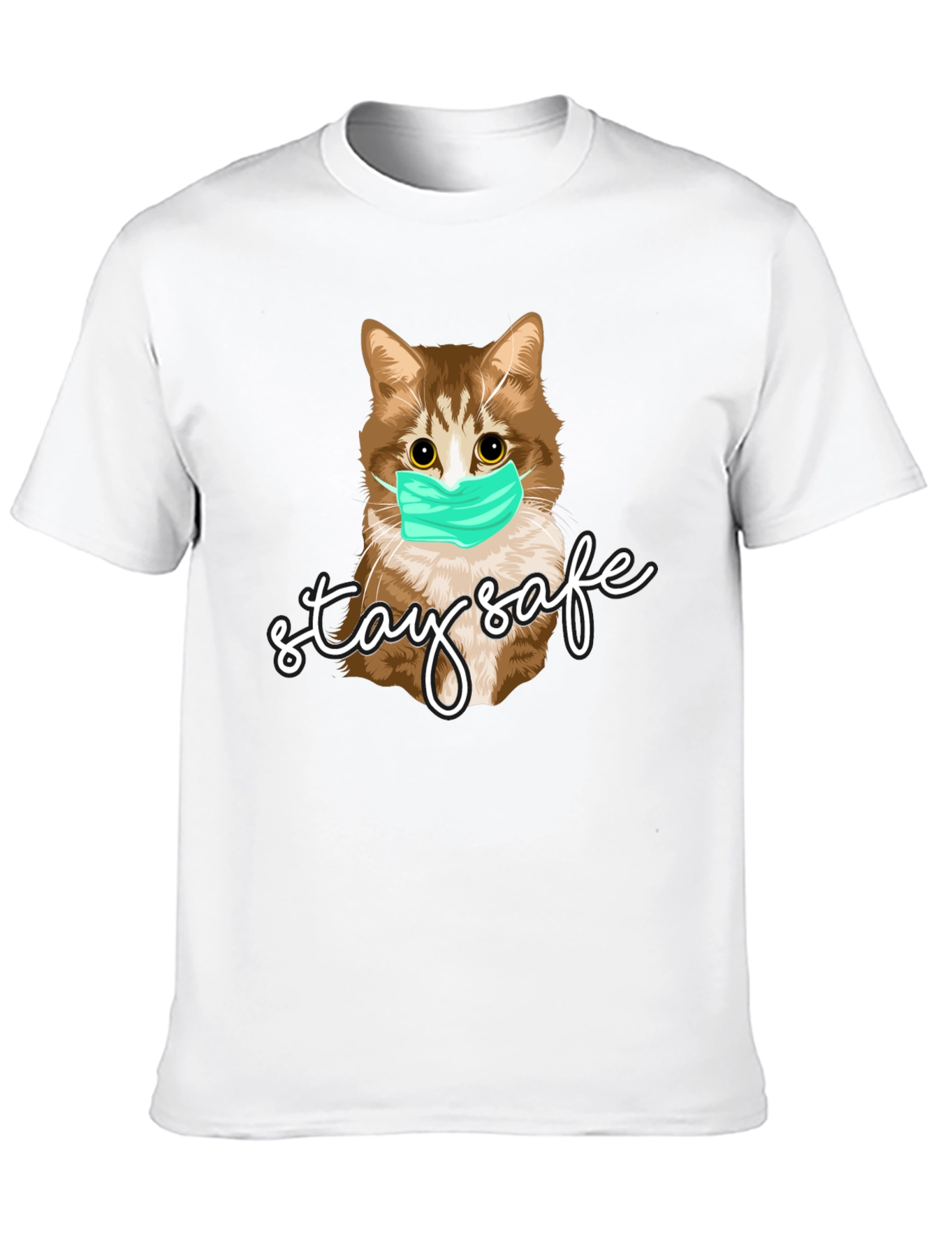 Stay Safe Cat T-Shirt