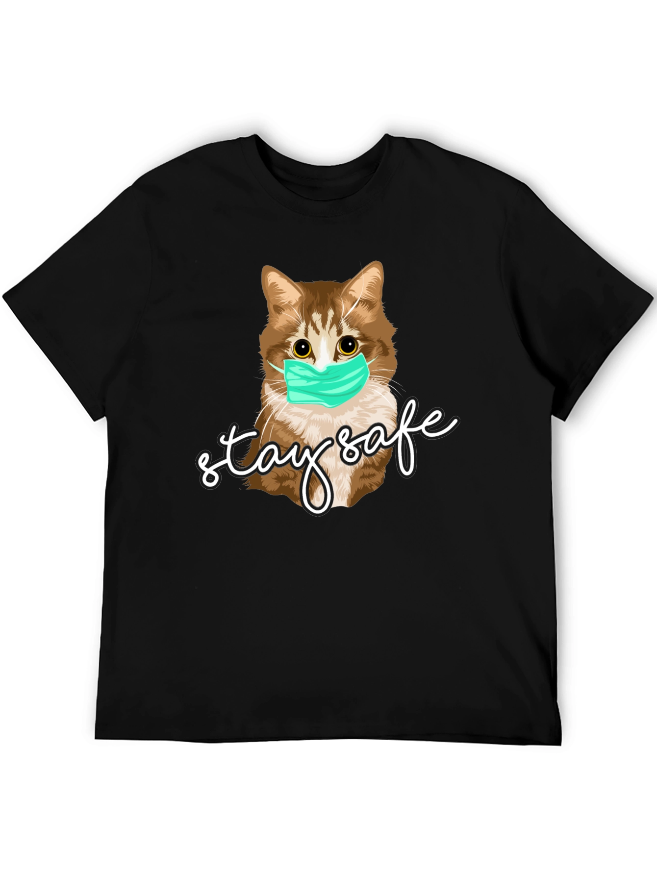 Stay Safe Cat T-Shirt