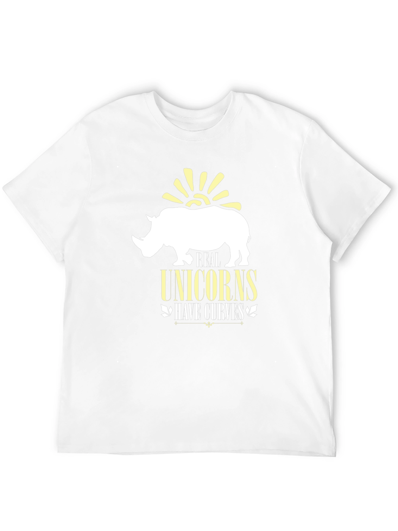 Real Unicorns Have Curves Graphic Tee