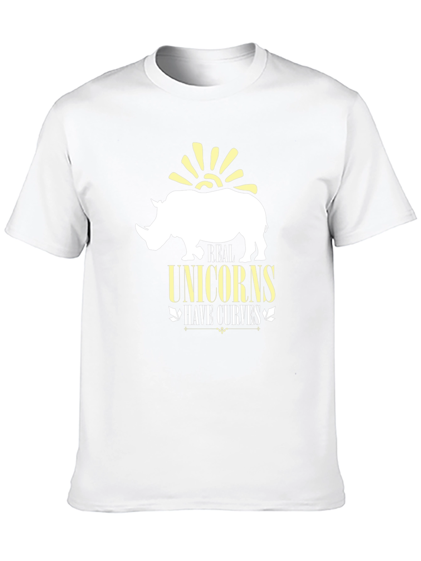 Real Unicorns Have Curves Graphic Tee