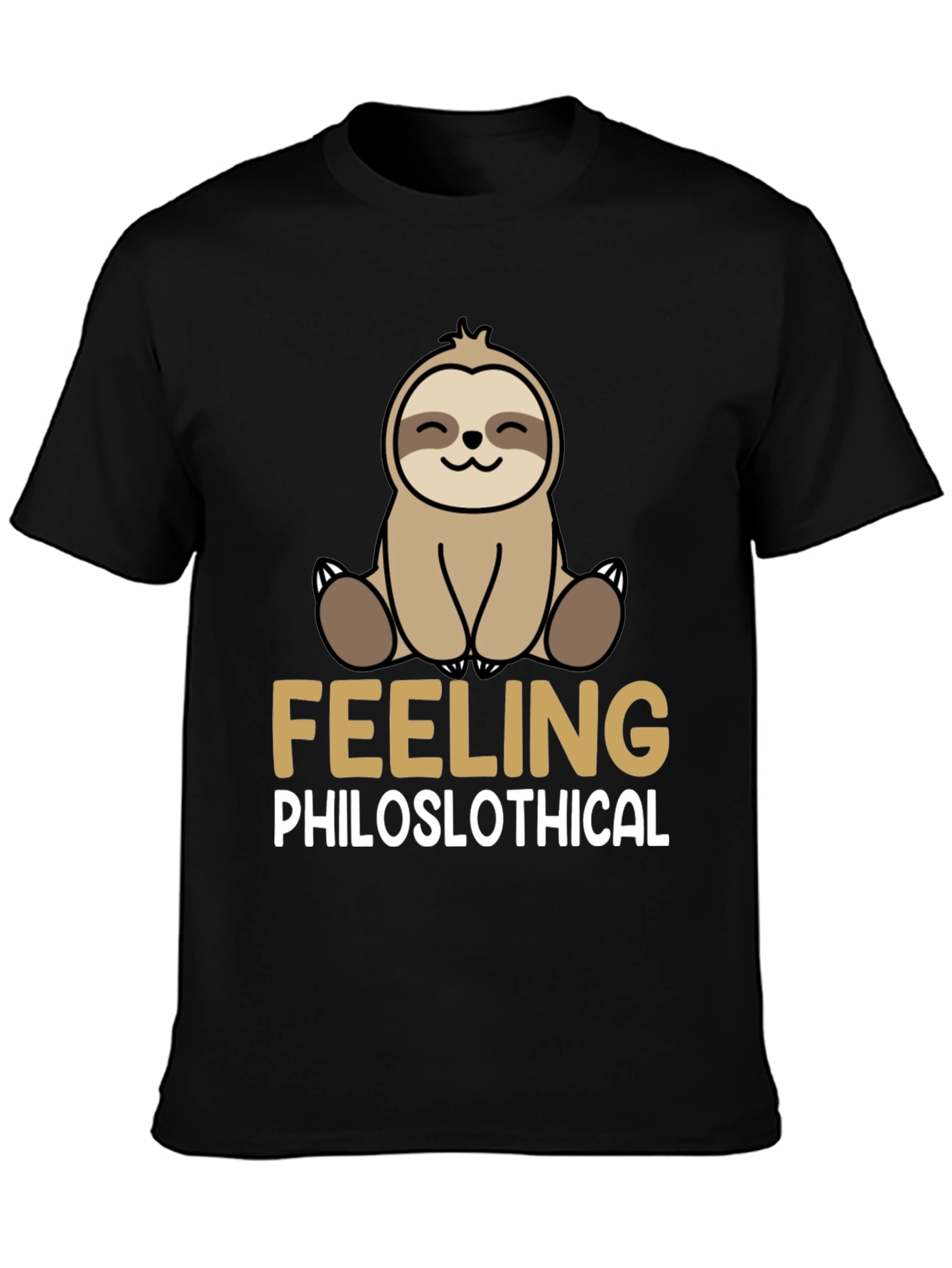 Philoslothical Sloth Graphic T-Shirt - Funny Relaxed Fit