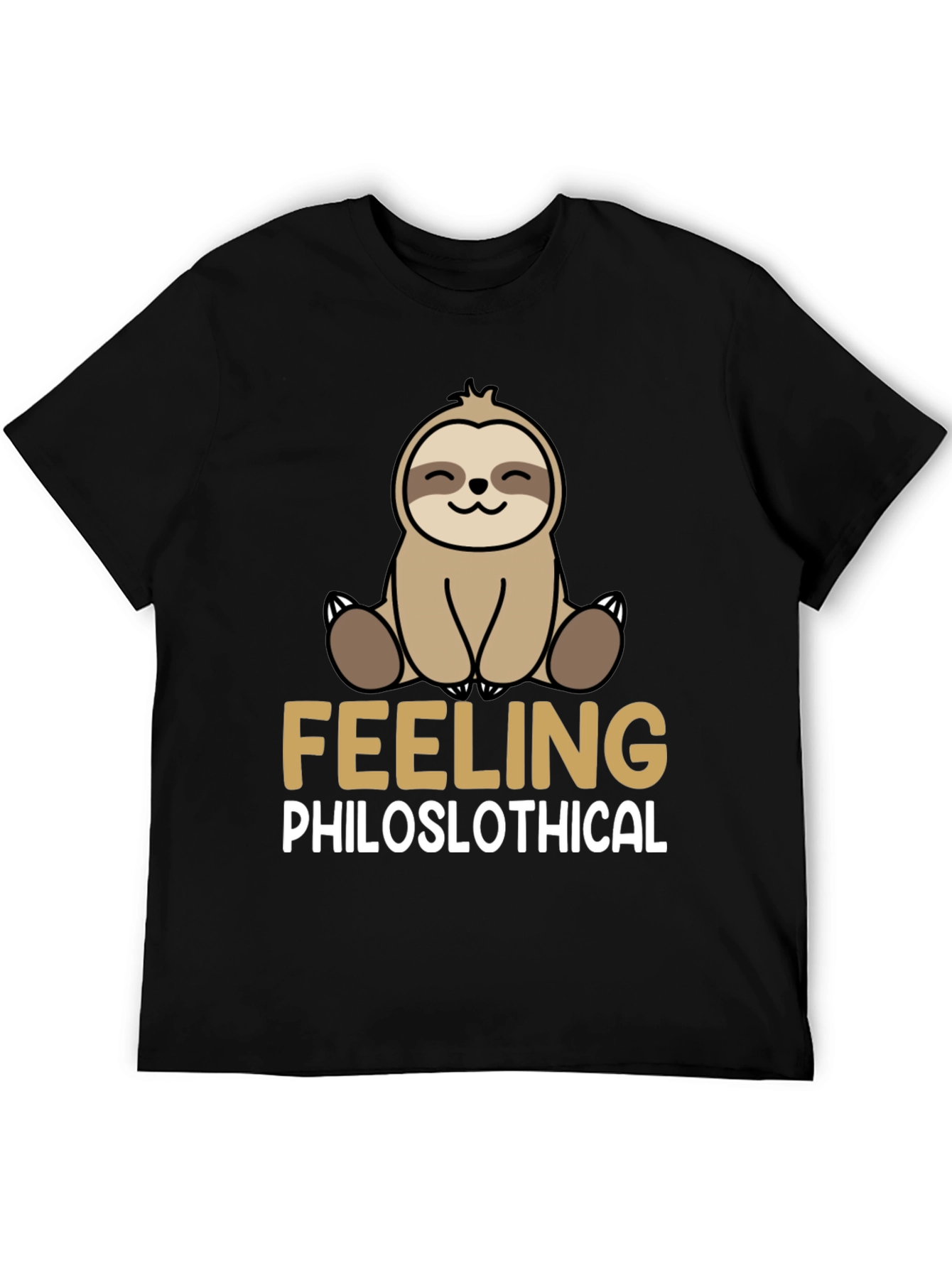Philoslothical Sloth Graphic T-Shirt - Funny Relaxed Fit